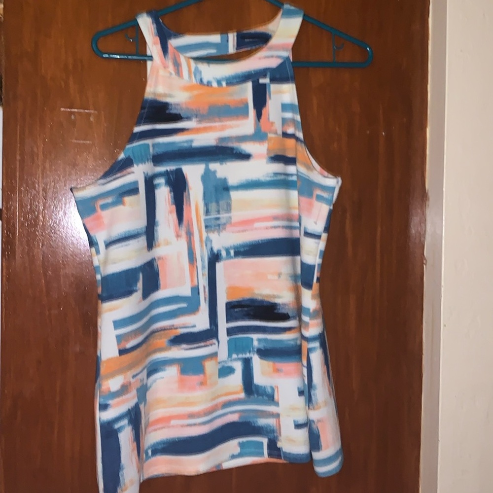 Anthropologie Deletta Women's Multi Blouse Tanktop
